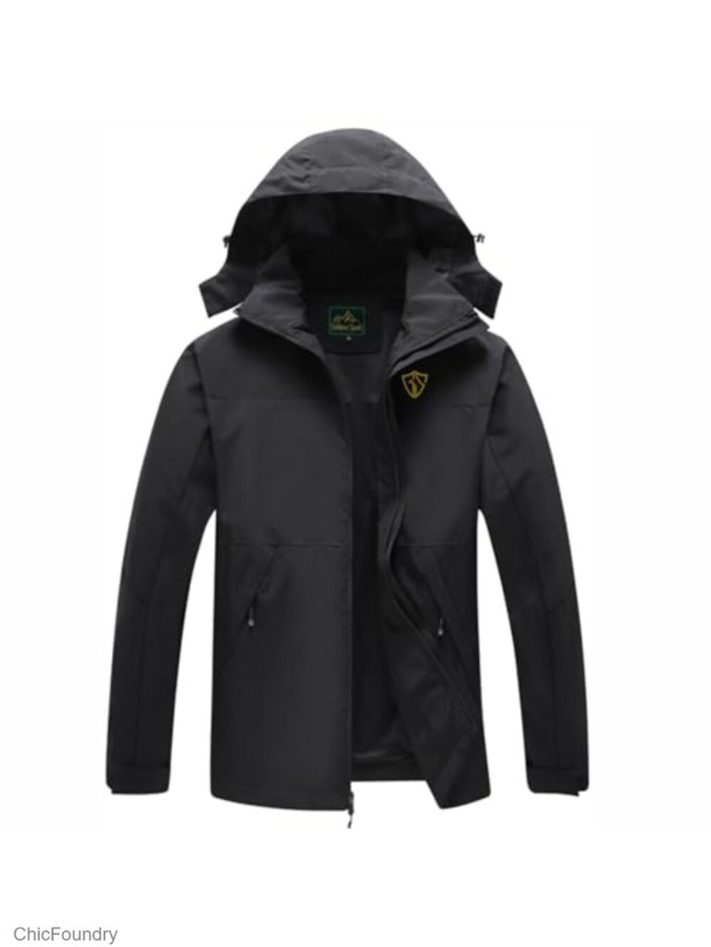 Waterproof Windproof Softshell Rain Jacket Hooded Lightweight Men
